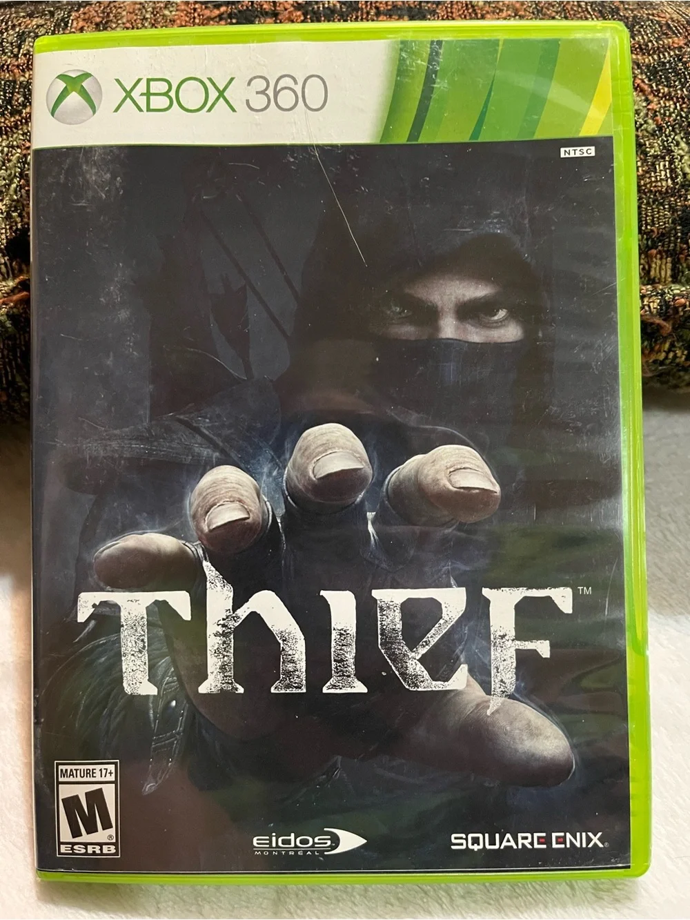 Xbox 360 Thief Video Game - Green Case